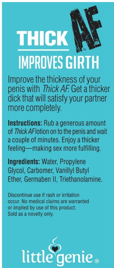THICK AF Girth Cream 10ml