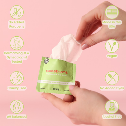 Flavored Intimate Wipes: Watermelon