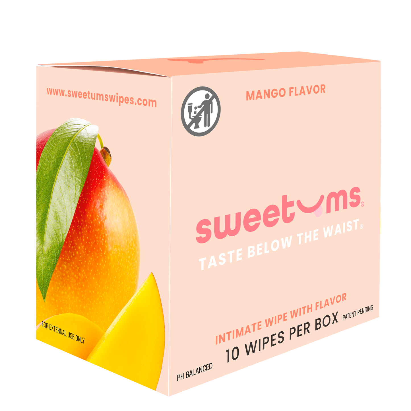 Flavored Intimate Wipes: Mango