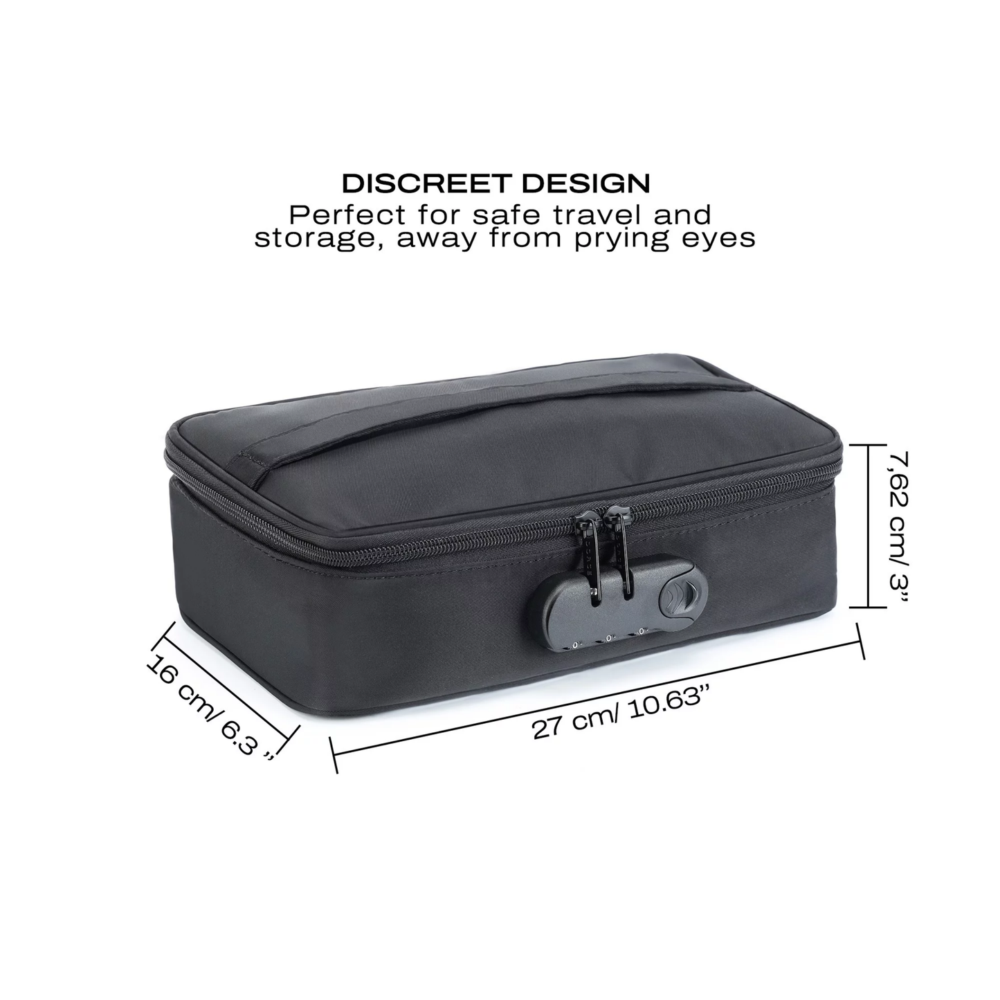 Discreet LOCKING Toy Storage Box