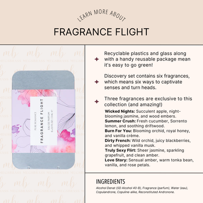 Fragrance Flight