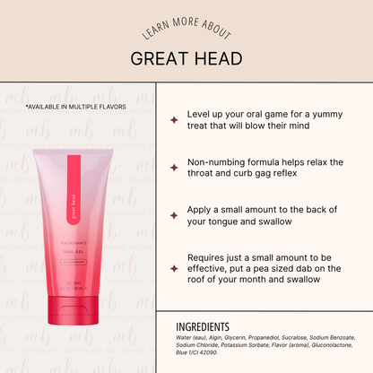 Great Head Oral Gel