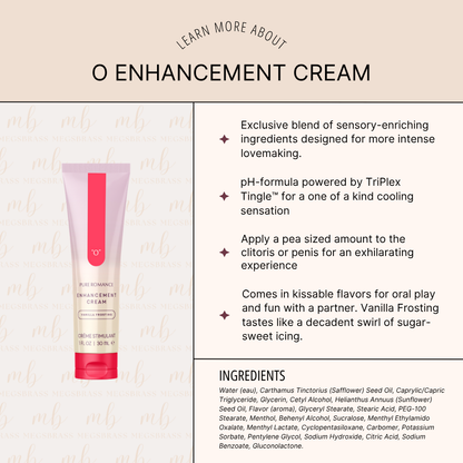 "O" Enhancement Cream
