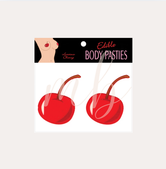 Edible Body Pasties: Luscious Cherry
