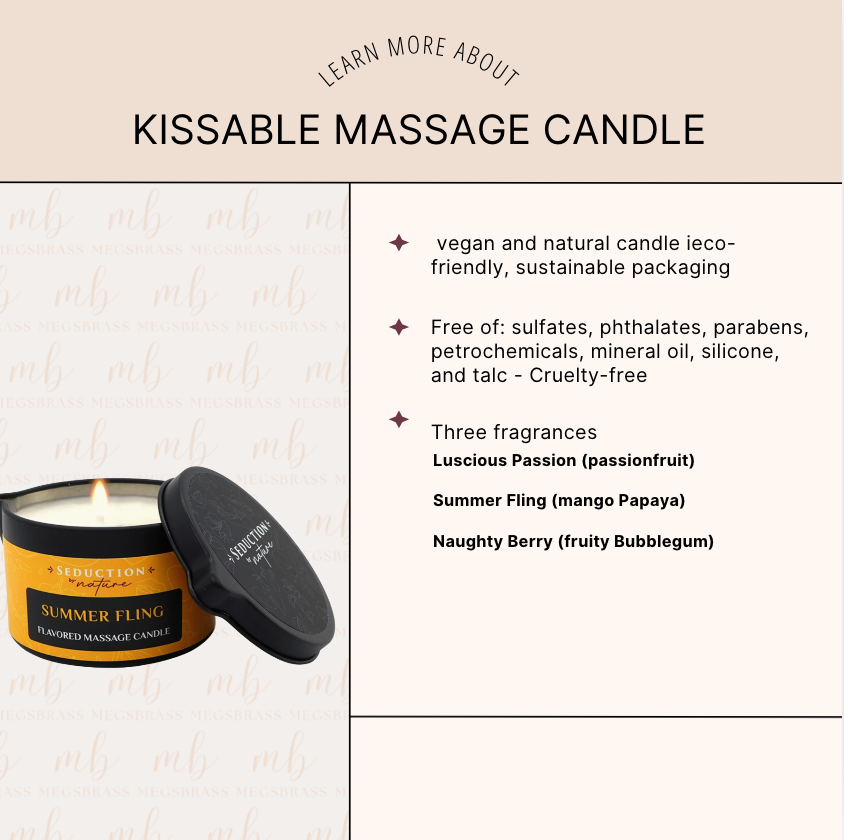 Kissable Massage Candle