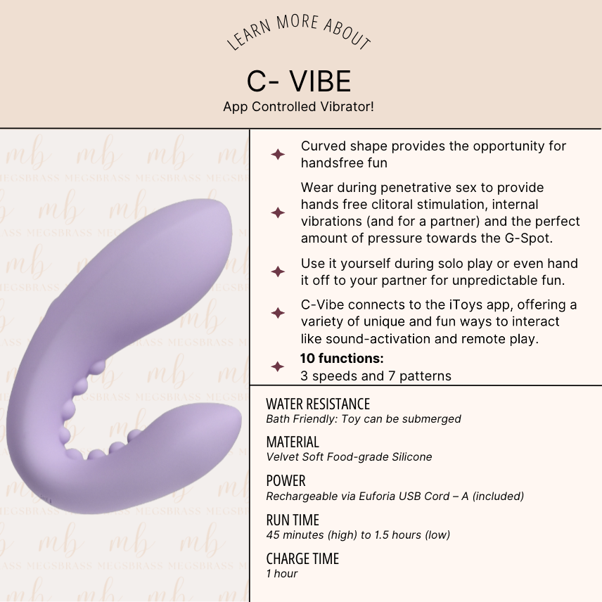 C Vibe: App-enabled Couples Vibrator
