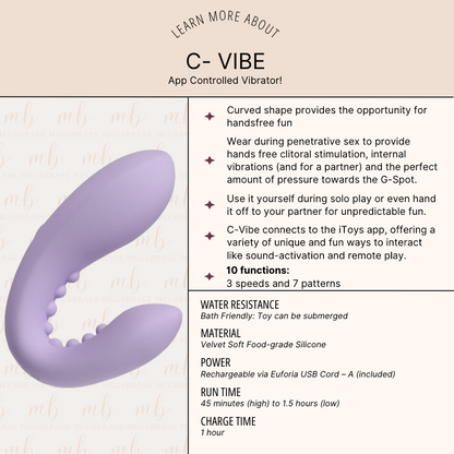 C Vibe: App-enabled Couples Vibrator