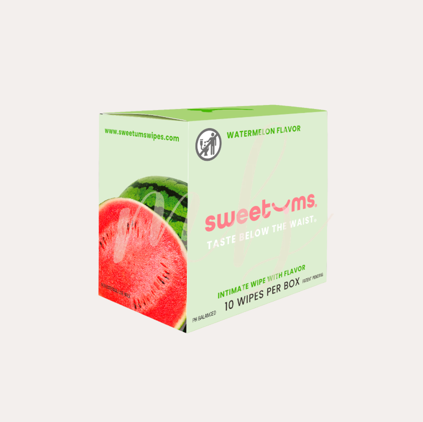 Flavored Intimate Wipes: Watermelon