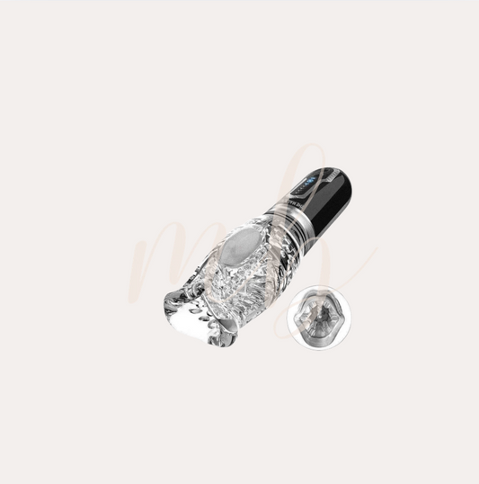 Male Rose 3: Male rotating, vibrating & thrusting sleeve