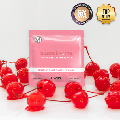 Cherry Flavored Intimate Feminine Wipes