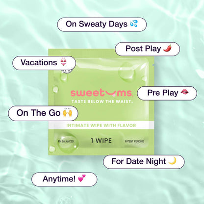 Flavored Intimate Wipes: Watermelon