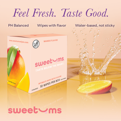 Flavored Intimate Wipes: Mango