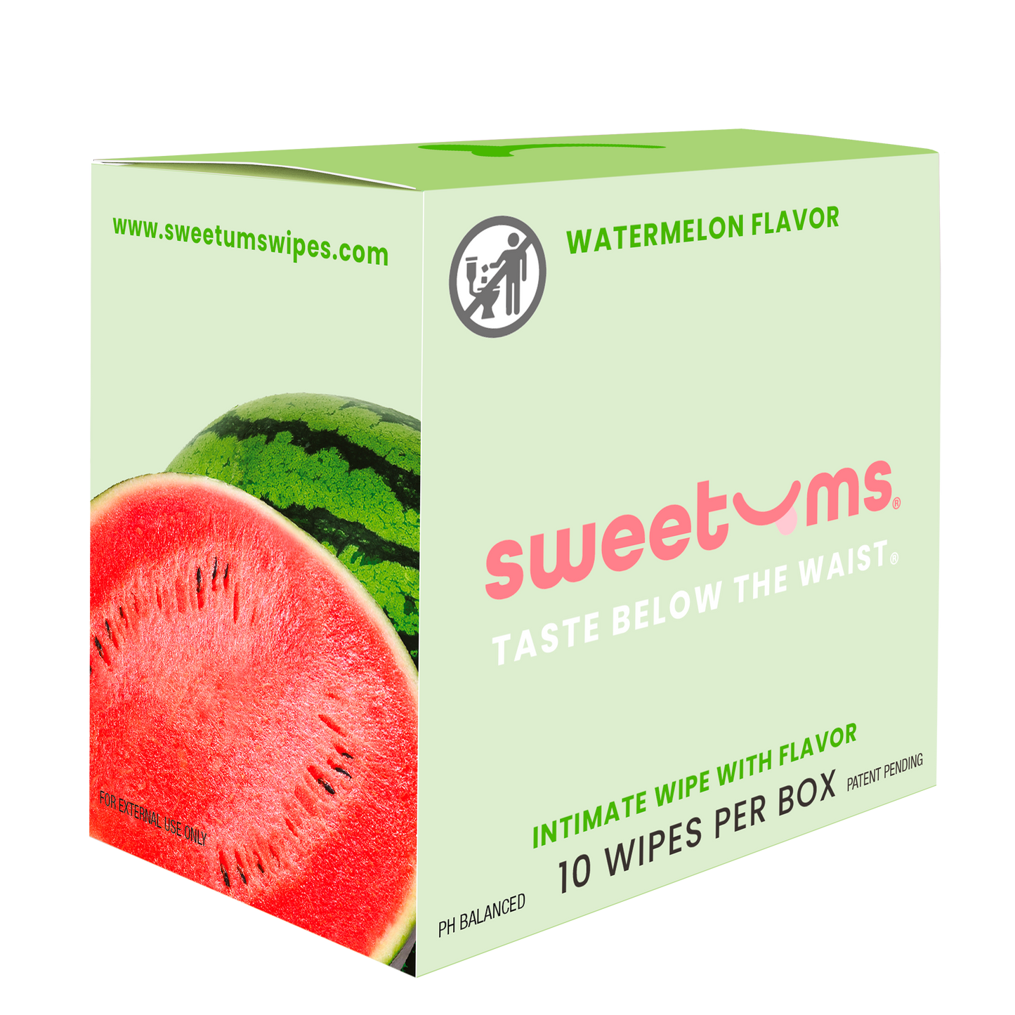 Flavored Intimate Wipes: Watermelon