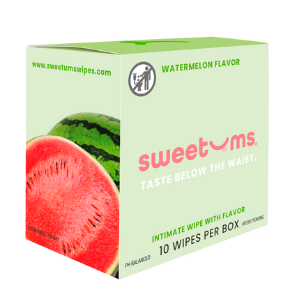 Flavored Intimate Wipes: Watermelon