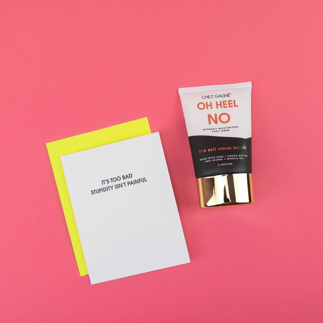 Oh Heel No -Foot Crème - Sea Salt Citrus + Neroli